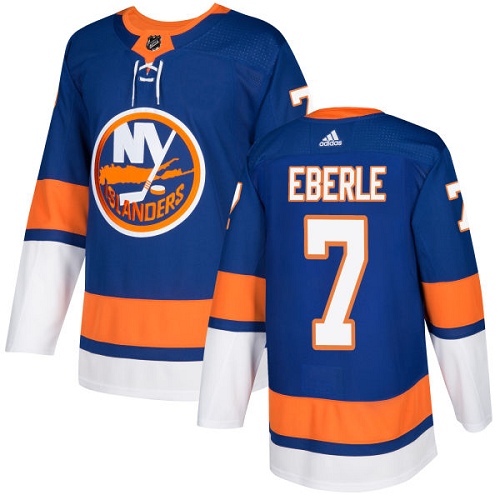 Adidas NEW York Islanders #7 Jordan Eberle Royal Blue Home Authentic Stitched Youth NHL Jersey